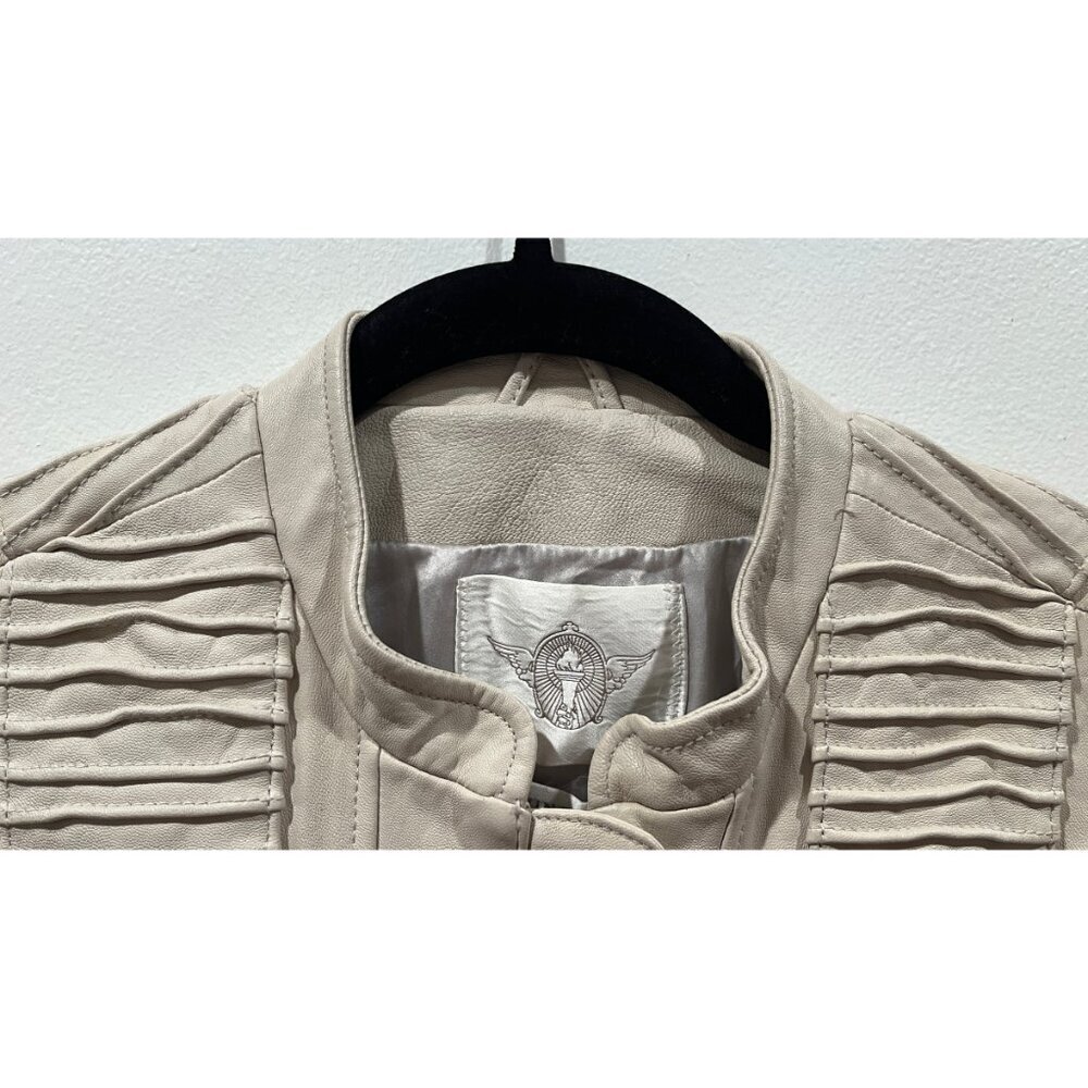 BURNING TORCH LEATHER JACKET BNWT - Picture 3 of 14